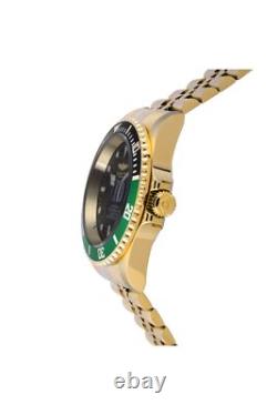 Pro Diver Montre Homme Automatique en Acier Inoxydable 42 mm Doré / Vert Pro Diver Montre Homme Automatique en Acier Inoxydable 42 mm Doré / Vert