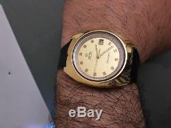 RARE MONTRE OMEGA SEAMASTER AUTOMATIQUE PLAQUÉE OR 40 MICRONS 38 mm