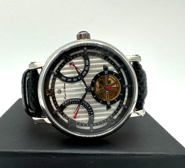 Raoul Et Braun Rub05-0413 Montre Automatique En Or 45mm Montre Pour Homme