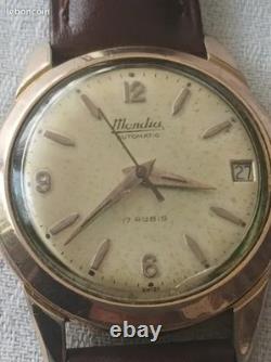 Rare Montre Automatique Mondia As 1555 N. Zenith