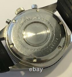 Rare Montre Chronograph Yema Yachtingraf Croisiere Valjoux 7736 Chrono Watch