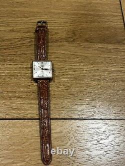 Rare Montre Homme Philippe Commandant De Bord Incabloc Plaquée Or Automatique