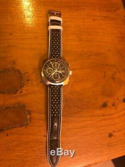 Rare Montre chrono automatique YEMA chronographe Valjoux 7750 des 70s