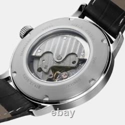 SEA GULL Montre homme Automatique Couleur Full Black Bracelet Cuir SEA GULL Montre homme Automatique Couleur Full Black Bracelet Cuir