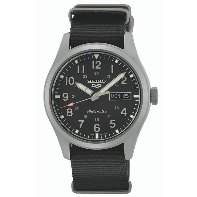 Seiko 5 Sports Srpg37k1 Montre Militaire Automatique Homme Bracelet Otan