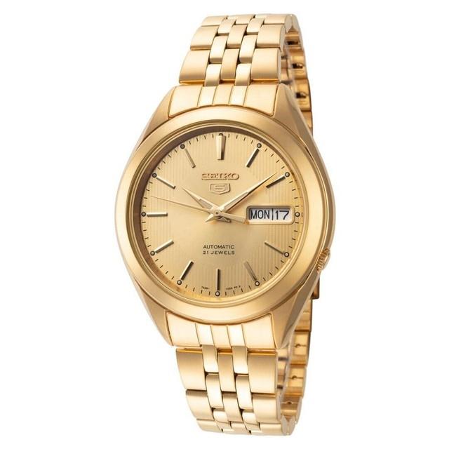 Seiko Série 5 Snkl28k1 Superior Montre Automatique Homme Total Gold