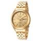 Seiko Série 5 Snkl28k1 Superior Montre Automatique Homme Total Gold