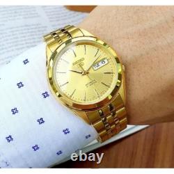 SEIKO Série 5 SNKL28K1 Superior Montre Automatique Homme Total Gold SEIKO Série 5 SNKL28K1 Superior Montre Automatique Homme Total Gold