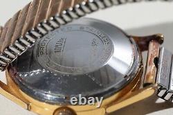 SHD Doré AUTOMATIC DATE CHROME 4CM avec couronne 22 RUBIS ANTICHOC ANTIMAGNETIC