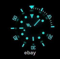STEELDIVE-Montre à cadran bicolore en acier