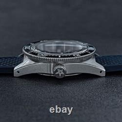 Seestern 62mas Automatique Acier Bleu Date Silicone Diver Montre Homme