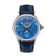 Seestern S401 Phases De Lune Automatique Acier Cuir Titane Date Montre Homme