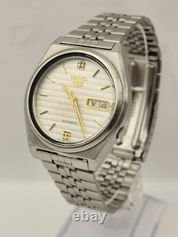 Seiko 5 Automatic Watch ref. 7009 878A Japan Stainless Steel 36mm Working good