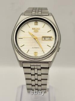 Seiko 5 Automatic Watch ref. 7009 878A Japan Stainless Steel 36mm Working good
