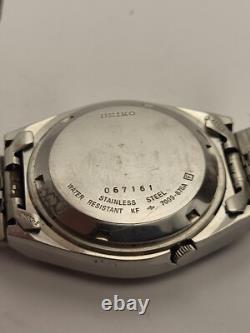 Seiko 5 Automatic Watch ref. 7009 878A Japan Stainless Steel 36mm Working good