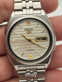 Seiko 5 Automatic Watch ref. 7009 878A Japan Stainless Steel 36mm Working good