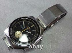 Seiko 5 Sports 6139-8000 Speedtimer Vintage Chronographe Ss Automatique Montre