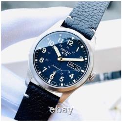 Seiko 5 Sports Field SRPG39K1 Montre Automatique Homme 100M Cadran Bleu