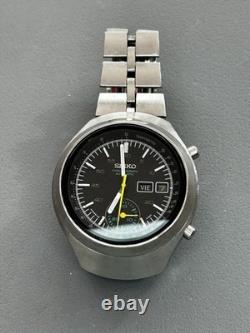 Seiko Chronograph Automatic 6139-7101 automatique tachymètre date cadran noir