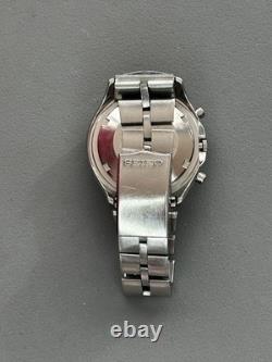 Seiko Chronograph Automatic 6139-7101 automatique tachymètre date cadran noir