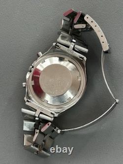 Seiko Chronograph Automatic 6139-7101 automatique tachymètre date cadran noir