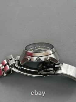 Seiko Chronograph Automatic 6139-7101 automatique tachymètre date cadran noir