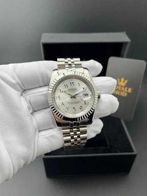 Seiko Mod Arabic Dial Blanc