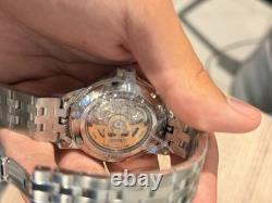 Seiko Presage SRPE15J1 automatique cadran vert acier date dos transparent