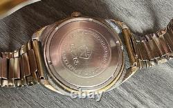 Slava Montre bracelet homme automatique réf. 2428 jour/date cadran bleu