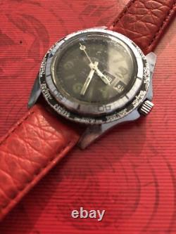 Solo Automatic Wristwatch 25 Jewels 1970s Day date FR World Time Bezel Solo Automatic Wristwatch 25 Jewels 1970s Day date FR World Time Bezel