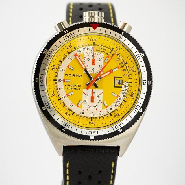 Sorna Automatique Bullhead Nos-style Rétro Montre Automatic