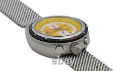 Sorna Bullhead Montre Automatique Style Rétro Jaune Hommes 21 Jewels Ø 48 MM Sorna Bullhead Montre Automatique Style Rétro Jaune Hommes 21 Jewels Ø 48 MM