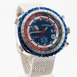 Sorna Milanaise Montre Montre-bracelet Automatique Worldtimer Ble