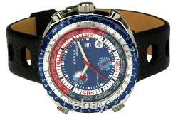Sorna Worldtimer Montre Automatique Homme Gmt Style Rétro Montre