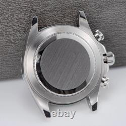 Sugess S418-2 Ice Bleu Chronographe Automatique Marron Acier Saphir Montre Homme