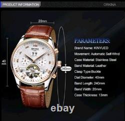 Superbe Montre Automatique de Luxe Tourbillon Top Marque homme men watch PROMO