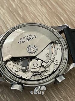 Superbe montre chronographe ORIS AUTOMATIQUE Acier Suisse montre chronomètre