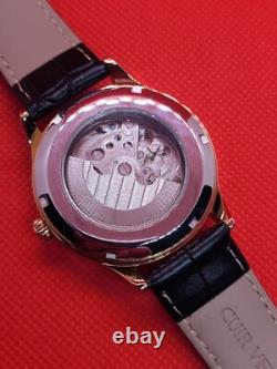 Superbe montre homme VUILLEMIN REGNIER Coeur battant phase de lune fonctionne Superbe montre homme VUILLEMIN REGNIER Coeur battant phase de lune fonctionne