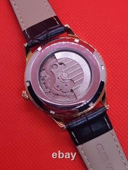 Superbe montre homme VUILLEMIN REGNIER Coeur battant phase de lune fonctionne Superbe montre homme VUILLEMIN REGNIER Coeur battant phase de lune fonctionne
