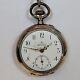 Swiss Vintage Poket Watch Silver 0,800 Mechanical Alliance Horlogere Originall
