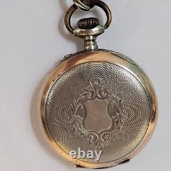Swiss vintage poket watch Silver 0,800 Mechanical Alliance Horlogere Originall Swiss vintage poket watch Silver 0,800 Mechanical Alliance Horlogere Originall