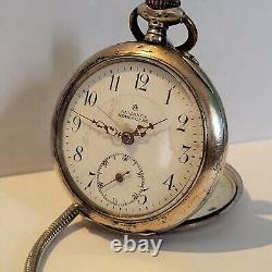 Swiss vintage poket watch Silver 0,800 Mechanical Alliance Horlogere Originall Swiss vintage poket watch Silver 0,800 Mechanical Alliance Horlogere Originall