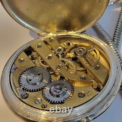 Swiss vintage poket watch Silver 0,800 Mechanical Alliance Horlogere Originall Swiss vintage poket watch Silver 0,800 Mechanical Alliance Horlogere Originall