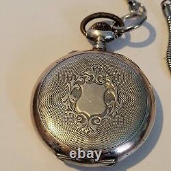 Swiss vintage poket watch Silver 0,800 Mechanical Alliance Horlogere Originall Swiss vintage poket watch Silver 0,800 Mechanical Alliance Horlogere Originall