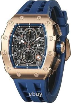 TSAR BOMBA Montre mécanique Automatique pour Homme Montre Squelette étanche TSAR BOMBA Montre mécanique Automatique pour Homme Montre Squelette étanche