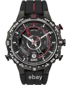 Timex Montre Noir Analogique Hommes Tide/temp/compass T2N720