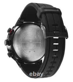 Timex Montre Noir Analogique Hommes Tide/temp/compass T2N720