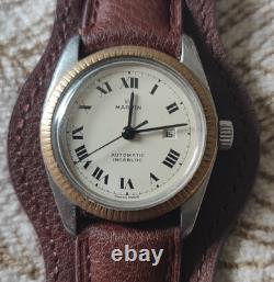 Très belle Montre Militaire Marvin Automatique Swiss fonctionne parfaitement