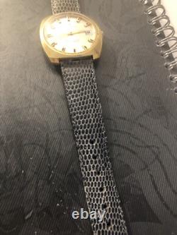 Vintage Bucherer Watch Gold Plated -COSC Automatic ETA 2452 36 x 36mm