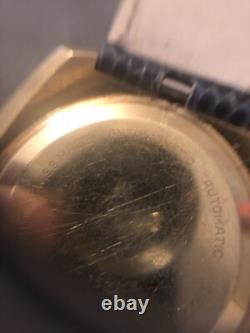 Vintage Bucherer Watch Gold Plated -COSC Automatic ETA 2452 36 x 36mm